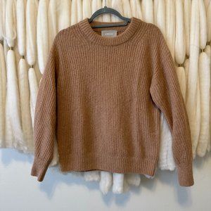 COPY - Everlane Alpaca Wool Crew, Light Taupe, Sz XS